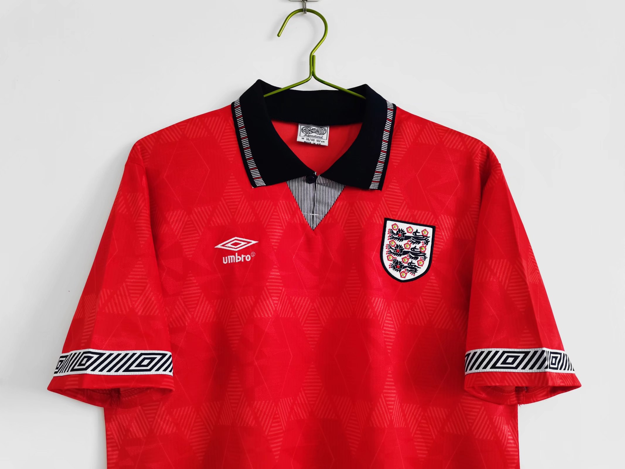 SIUjerseys-Retro England 1990 Away Stadium Jersey