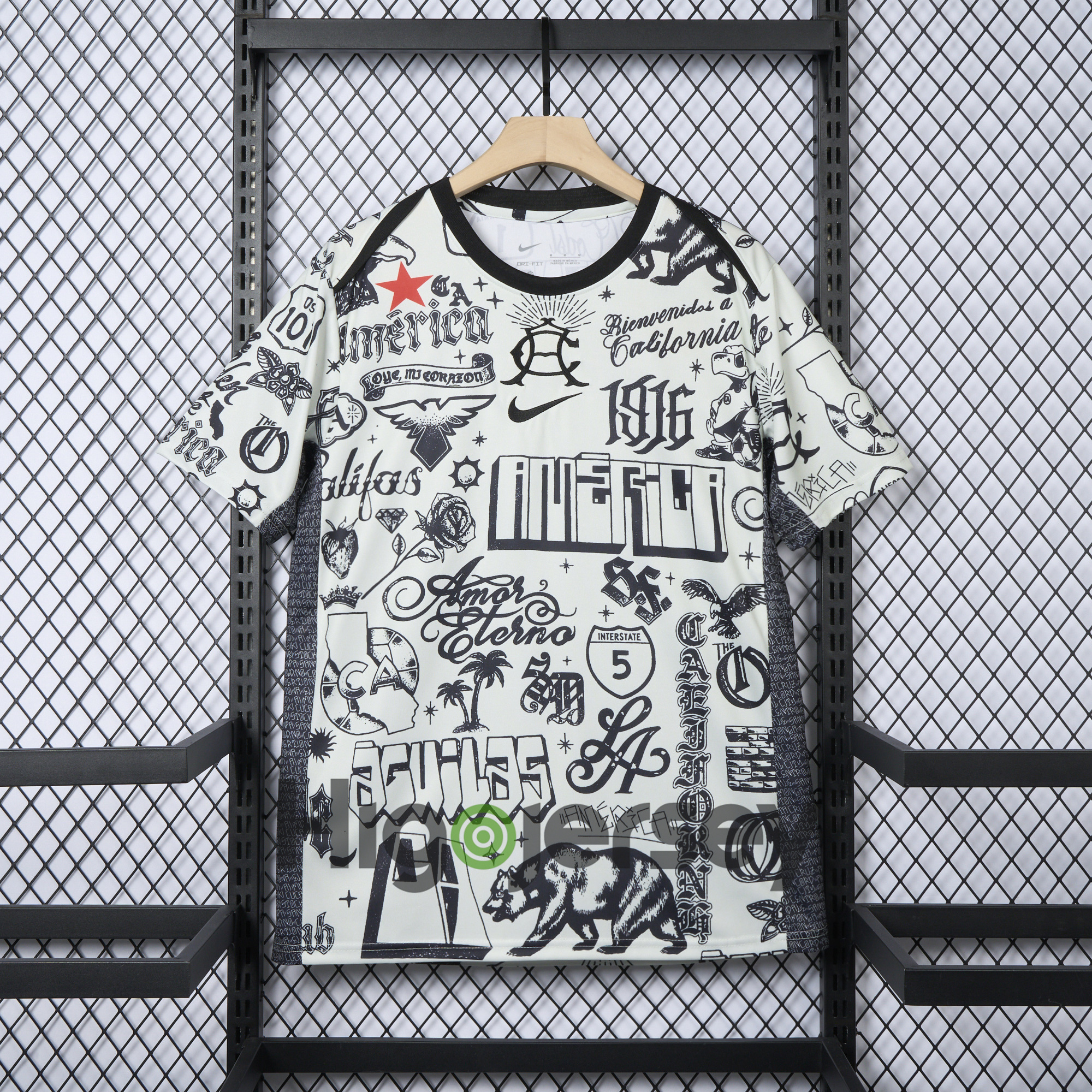 Higojerseys-Club América 24-25 Pre-match 2 White Training Jersey - Fans Version