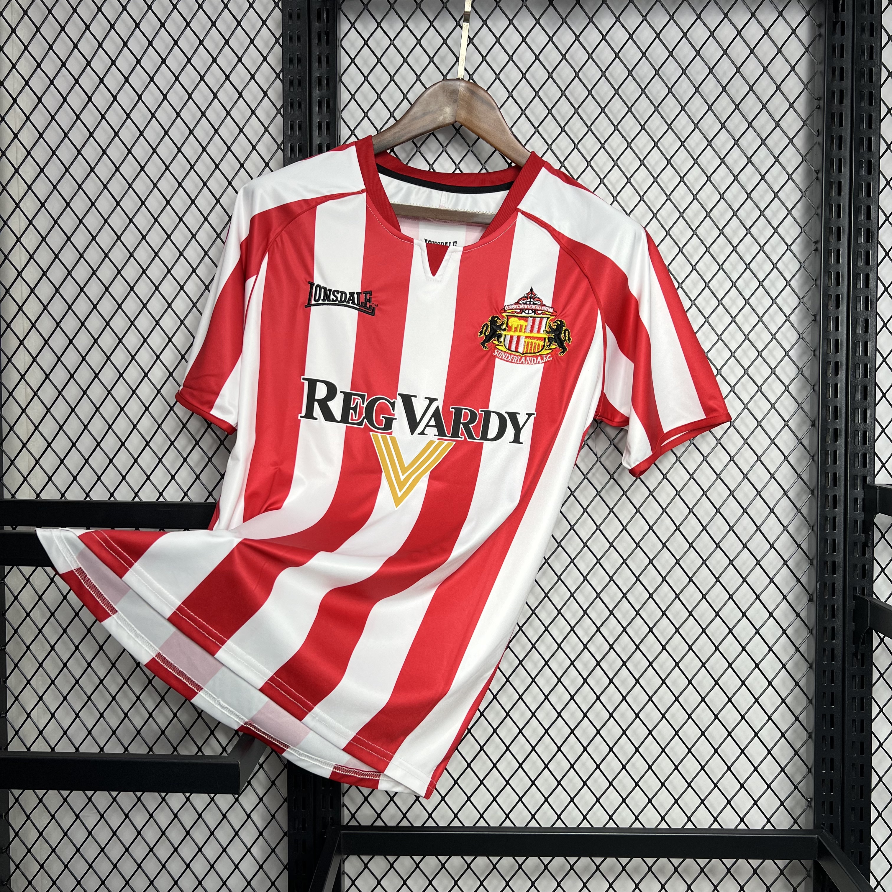 unitedfutballjersey-Retro Sunderland 2005-06 Home Stadium Jersey
