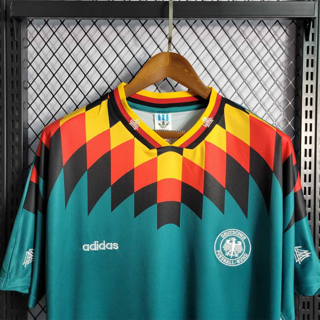 SIUjerseys-Retro Germany 1994 Away Stadium Jersey