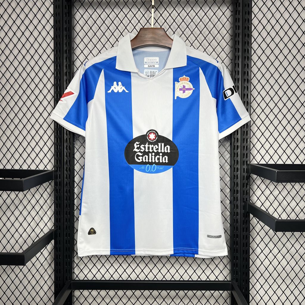 SIUjerseys-Deportivo de La Coruña 24-25 Home Stadium Jersey - Fans Version