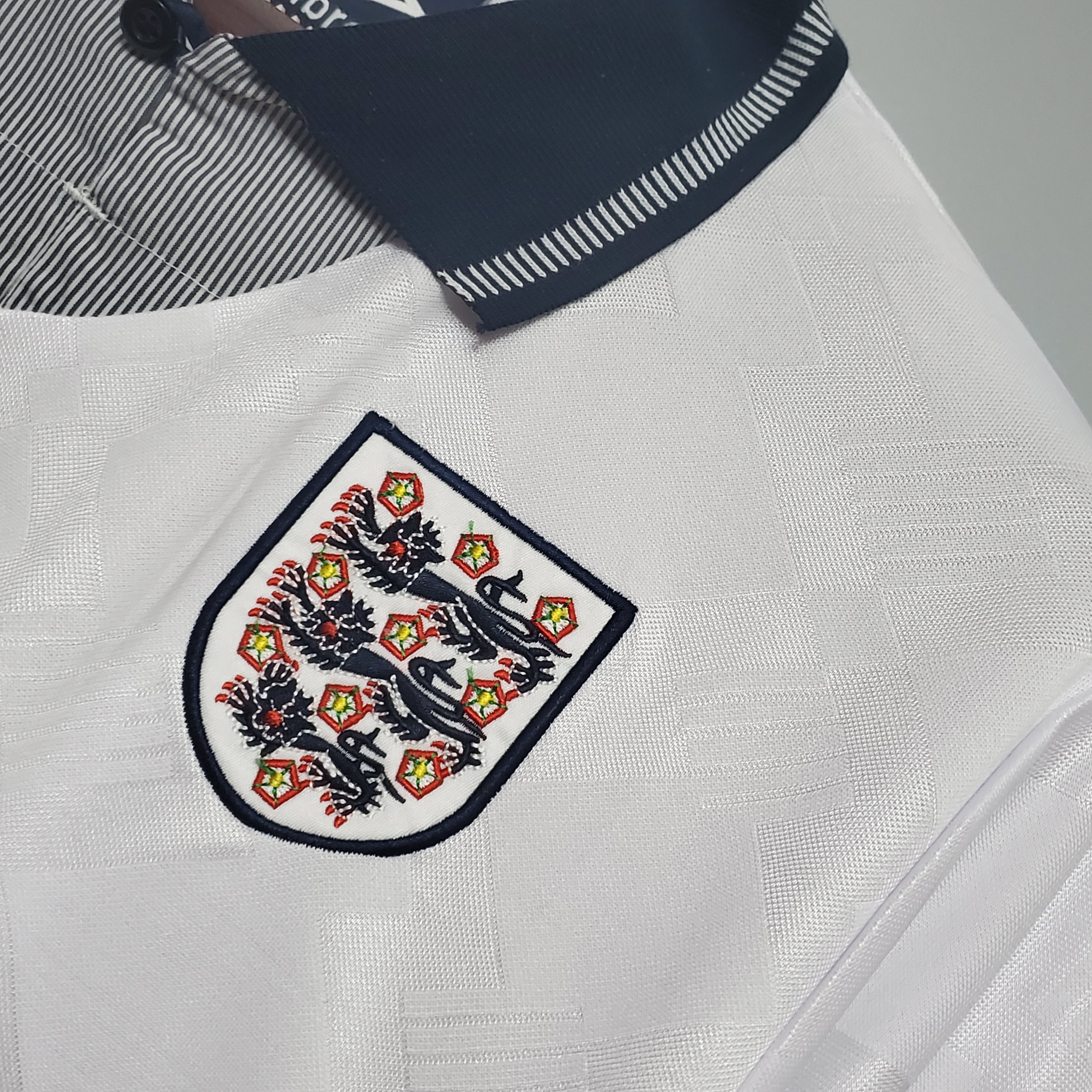 SIUjerseys-Retro England 1990 Home Stadium Jersey
