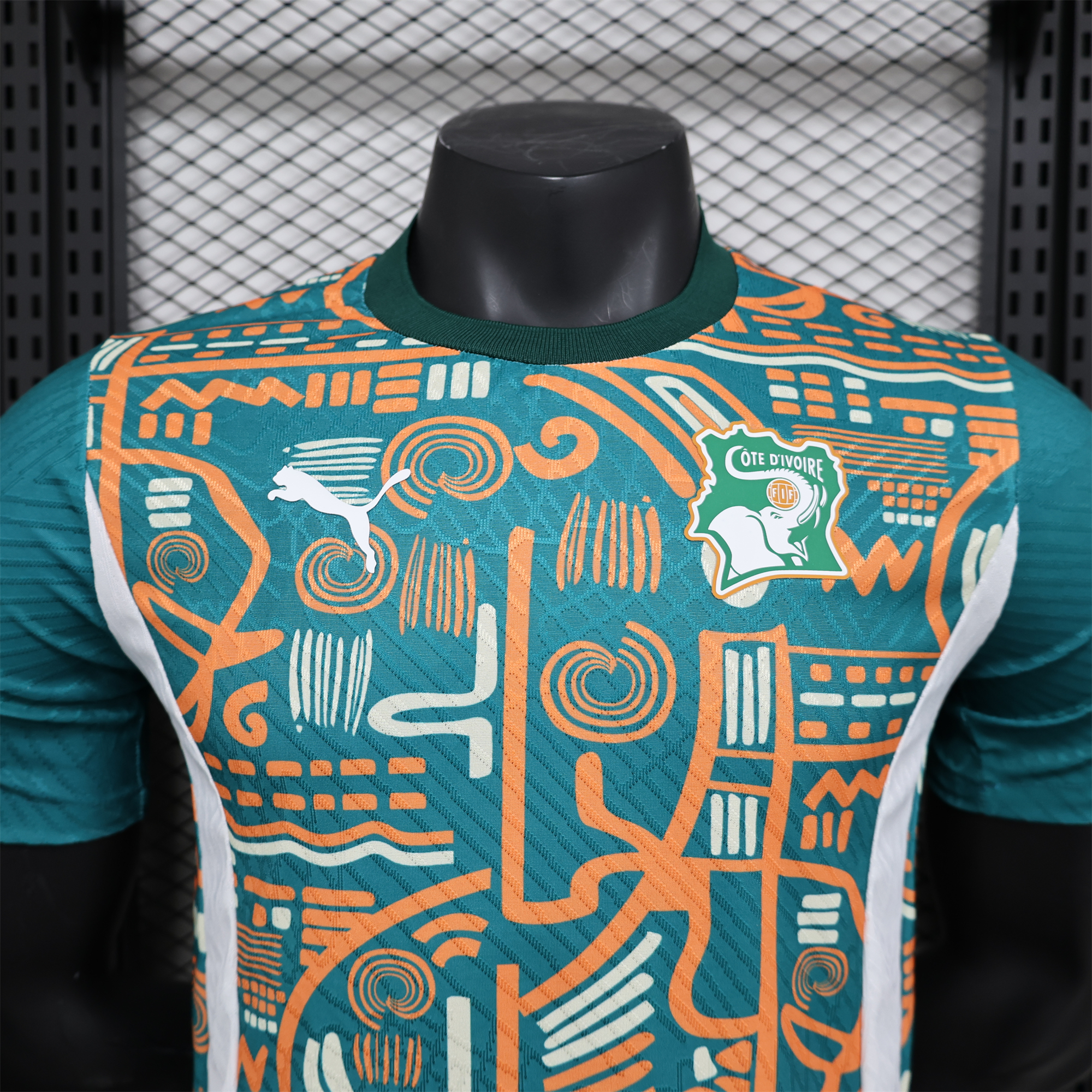 unitedfutballjersey-Ivory Coast 2024 Pre-Match Training Jersey - Player Version