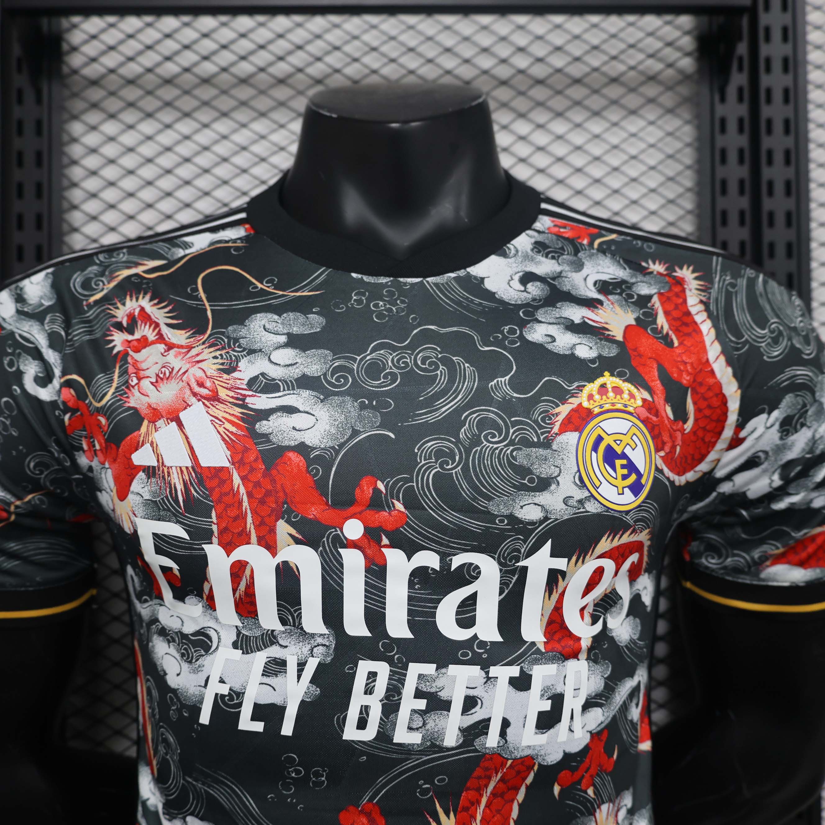 SIUjerseys-Real Madrid 23-24 Red Dragon Special Edtion Jersey - Player Version