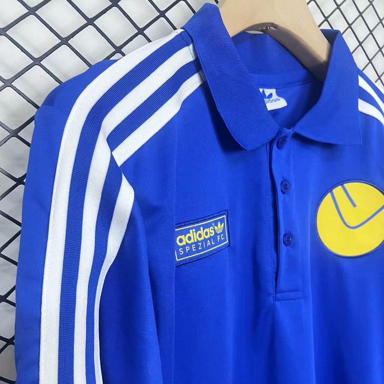 SIUjerseys-Leeds United 24-25 Spezial Collection Blue Long Sleeve Polo Shirts