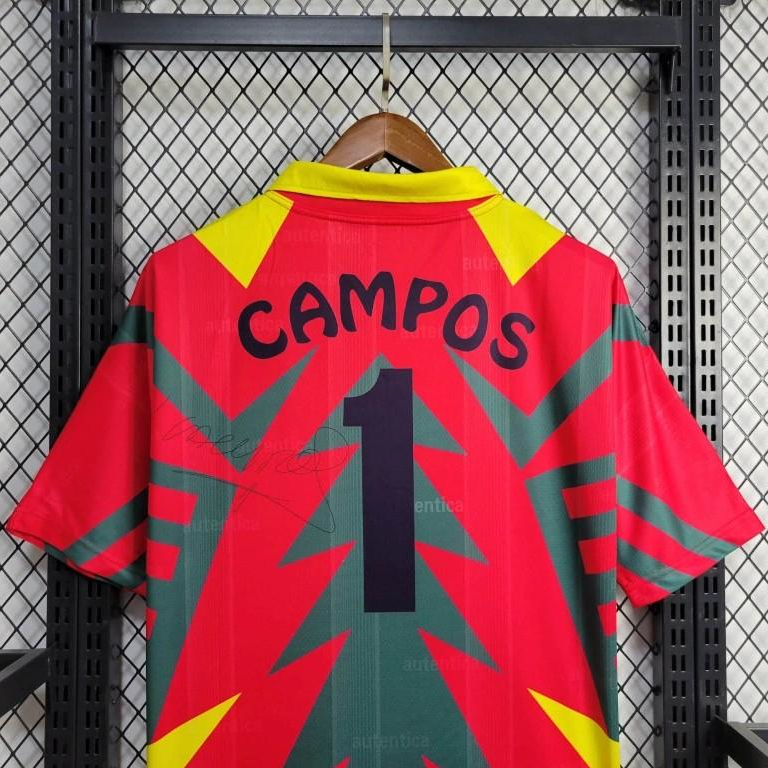 SIUjerseys-Retro Mexico 1998 World Cup Goalkeeper Red Jersey
