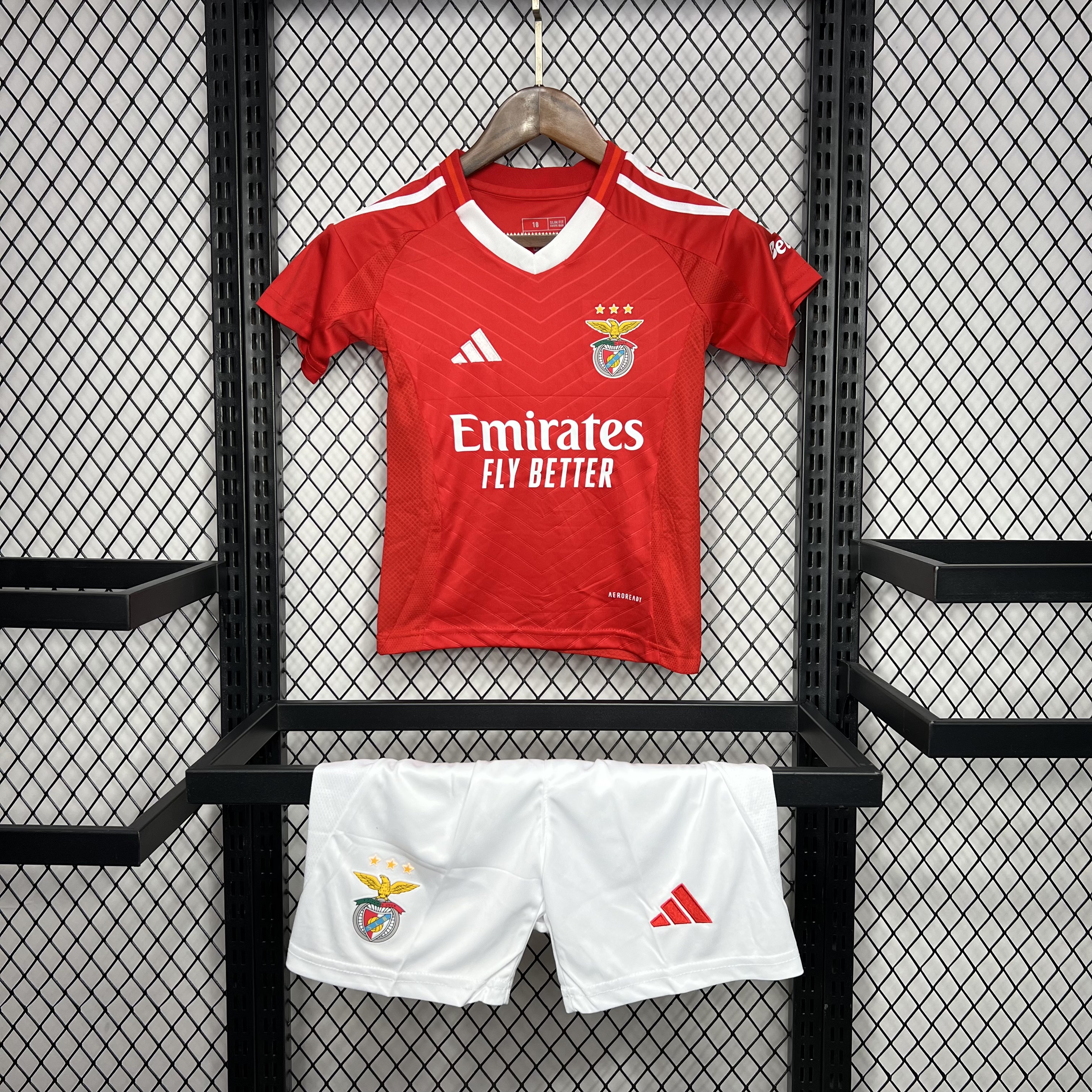 SIUjerseys-Benfica 24-25 Home Stadium Kids Kit