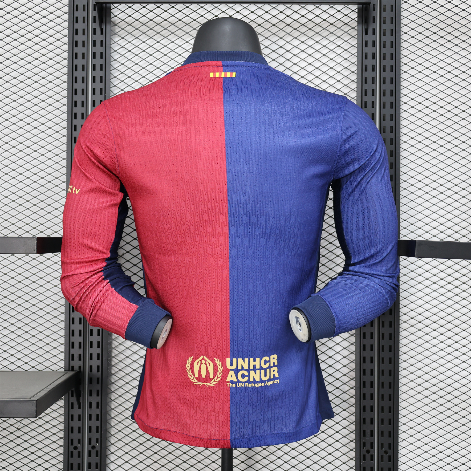 SIUjerseys-Barcelona X Coldplay 24-25 Home Co-Branded Long Sleeve Jersey - Player Version
