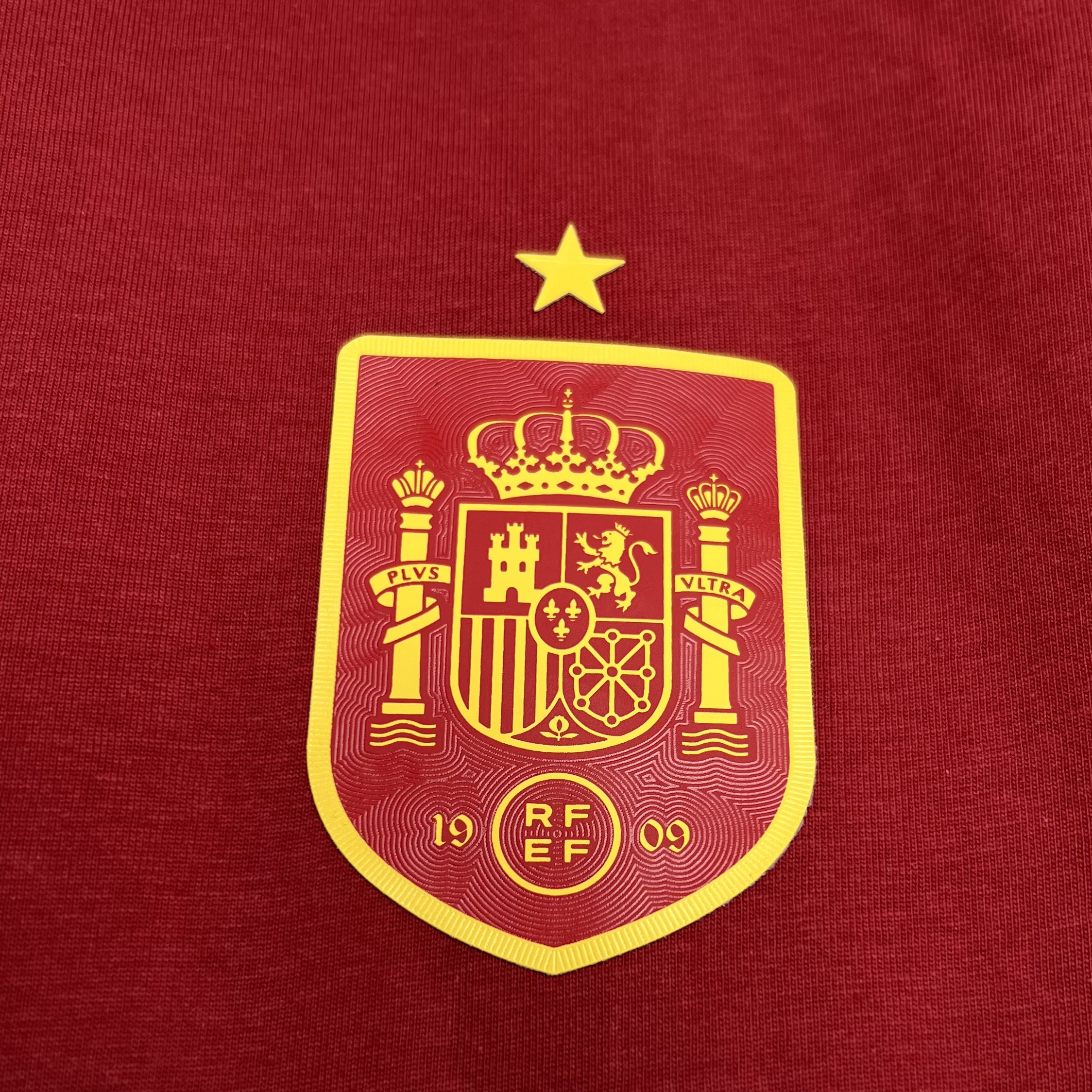 SIUjerseys-Spain 2024 Euro Red Retro Style Jersey - Fans Version