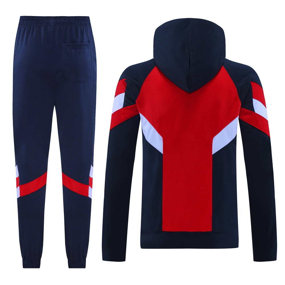 unitedfutballjersey-Arsenal 24-25 Originals LFSTLR Training Hoodie Set - Red Hoodie and Deep Blue Pants