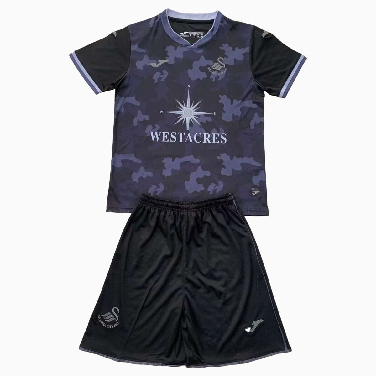 SIUjerseys-Swansea City 24-25 Away Men's Adult Jersey Set - Fans Version