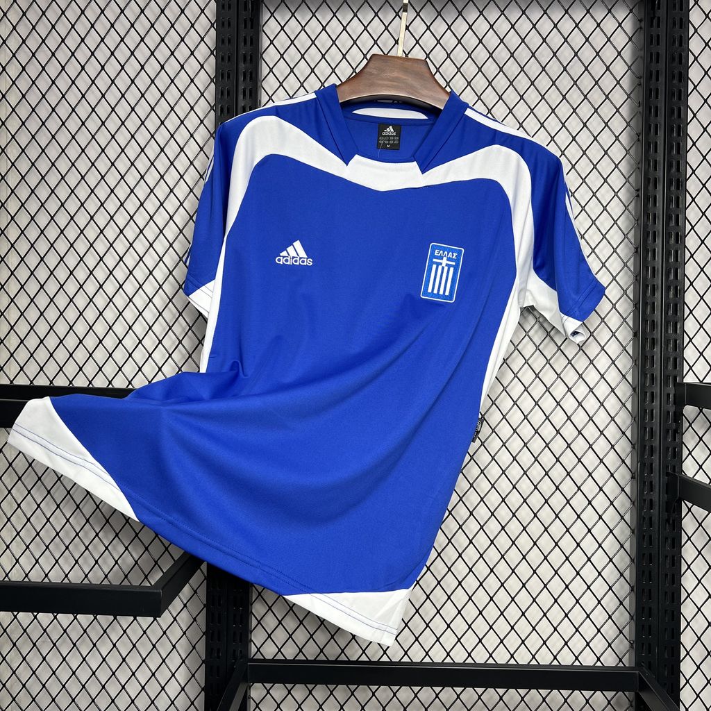 SIUjerseys-Retro Greece 2004 Home Stadium Jersey