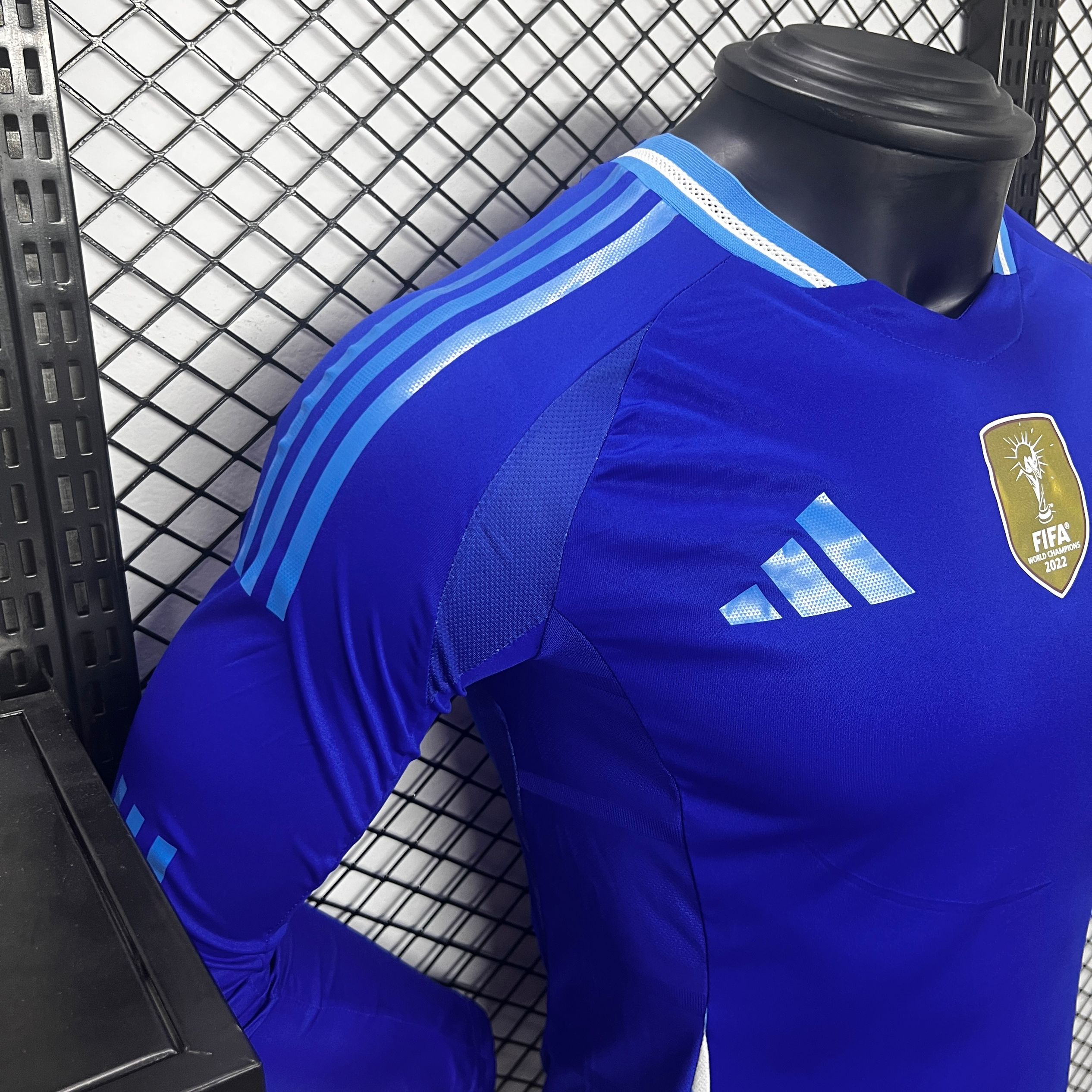 SIUjerseys-Argentina 2024 Away Long Sleeve Jersey - Player Version