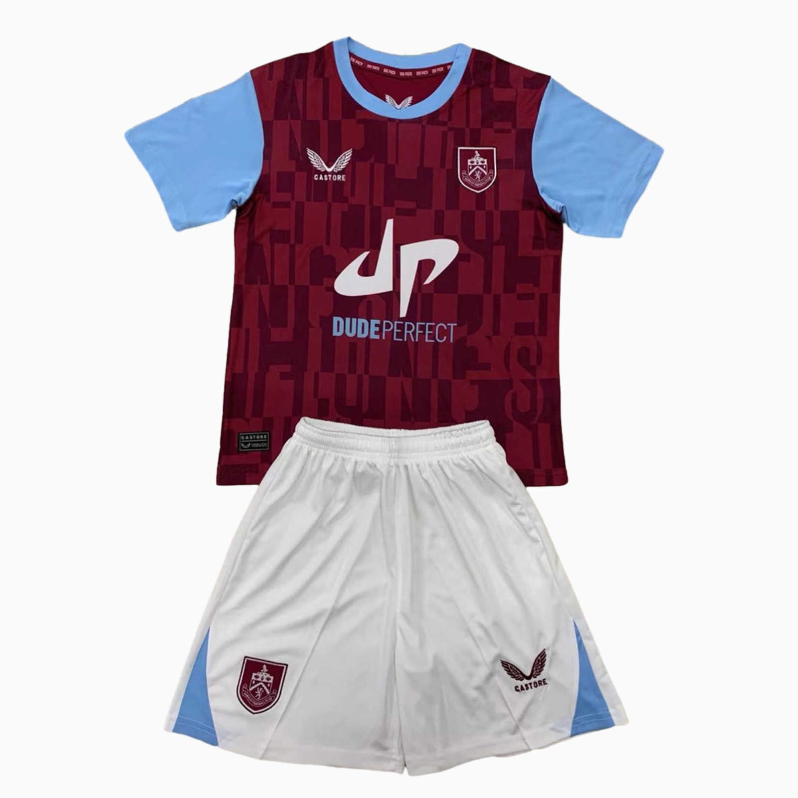 SIUjerseys-Burnley 24-25 Home Kids Kit