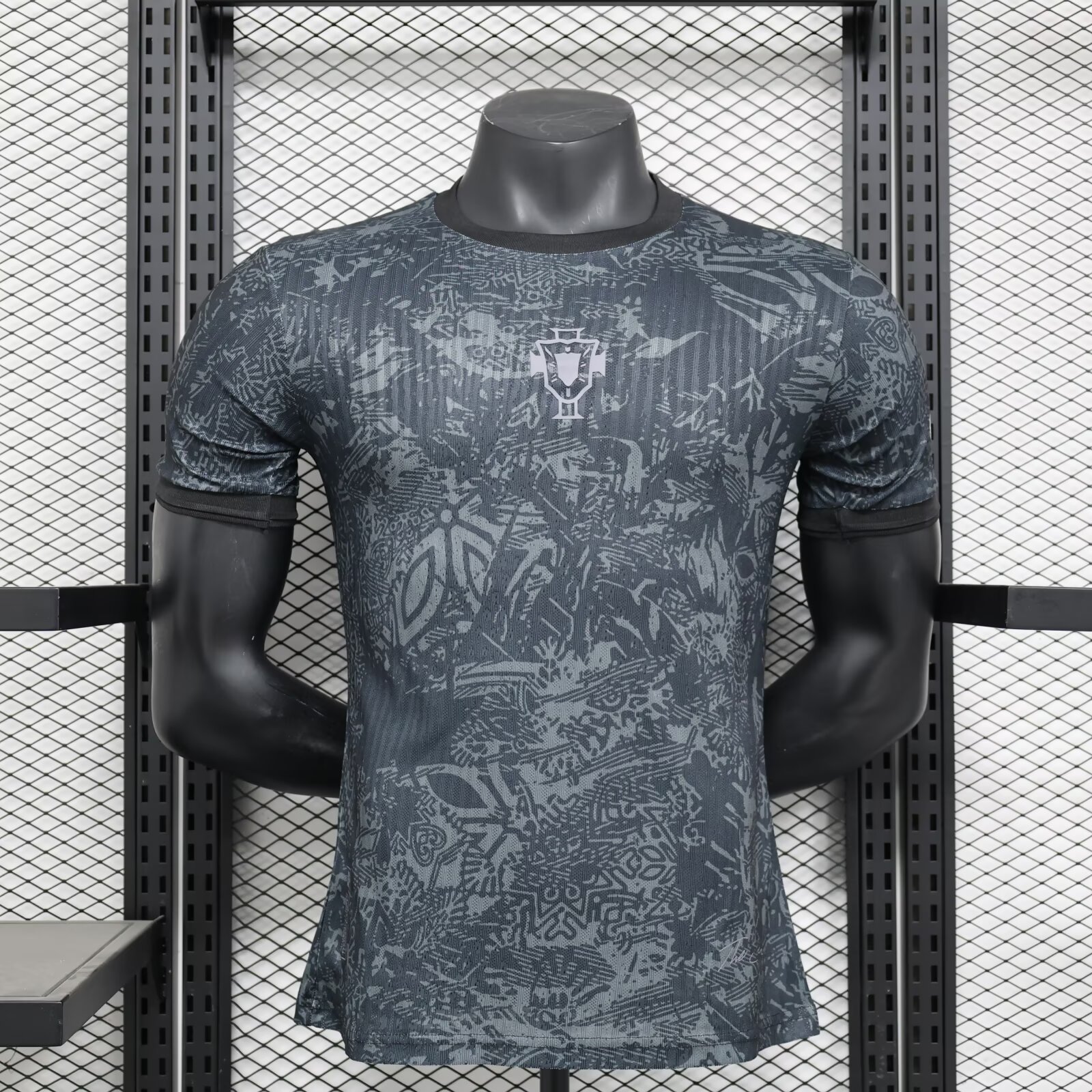 unitedfutballjersey-Portugal 2024-25 COMMA C.Ronaldo Black Special Edition Jersey - Player Version