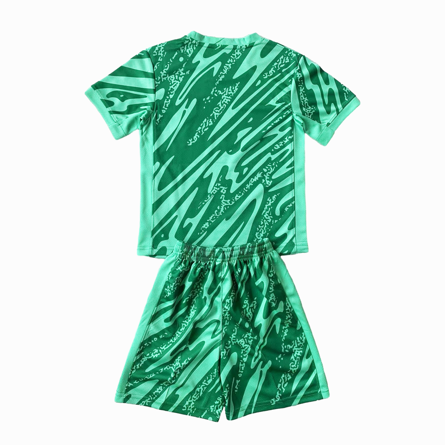 SIUjerseys-Netherlands 2024 Goalkeeper Kids Kit - Green