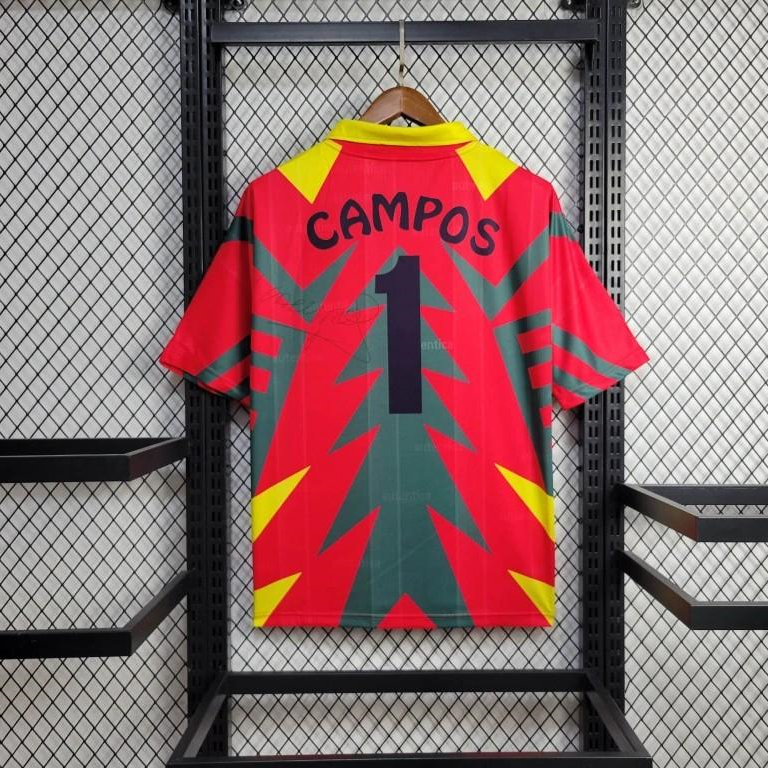 SIUjerseys-Retro Mexico 1998 World Cup Goalkeeper Red Jersey