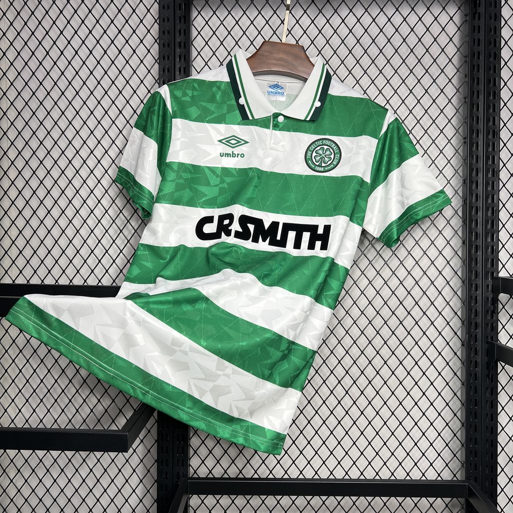 unitedfutballjersey-Retro Celtic 1989-91 Home Stadium Jersey