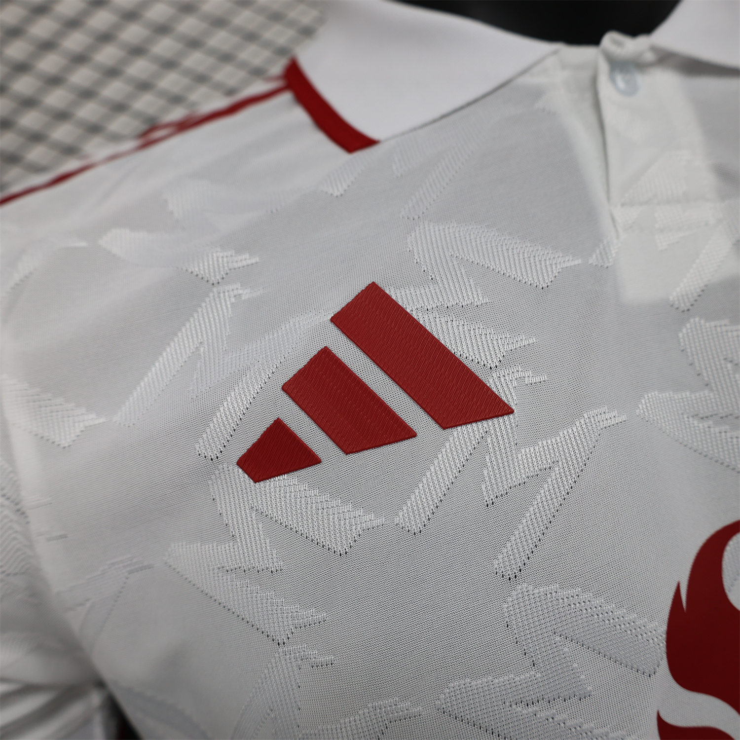 unitedfutballjersey-Manchester United 24-25 White POLO Jersey - Player Version