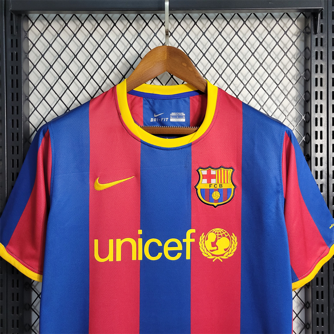 SIUjerseys-Retro Barcelona 10-11 Home Stadium Jersey