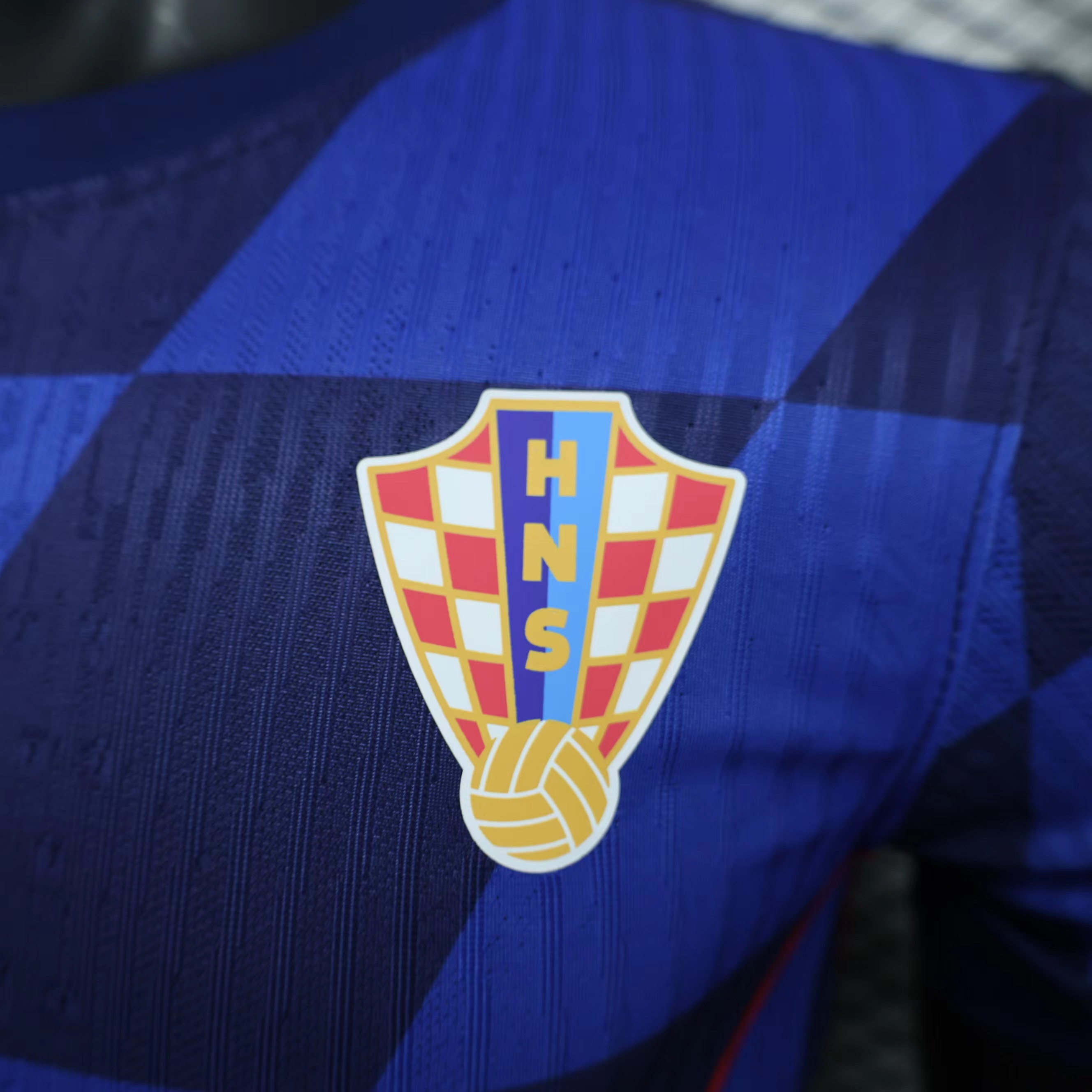 SIUjerseys-Croatia 2024 Away Stadium Jersey - Player Version