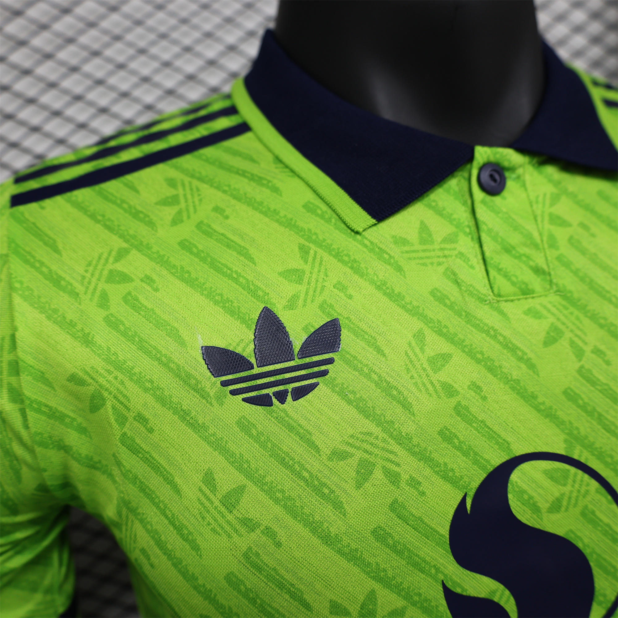 SIUjerseys-Manchester United 24-25 Green Trefoil Vintage Jersey - Player Version