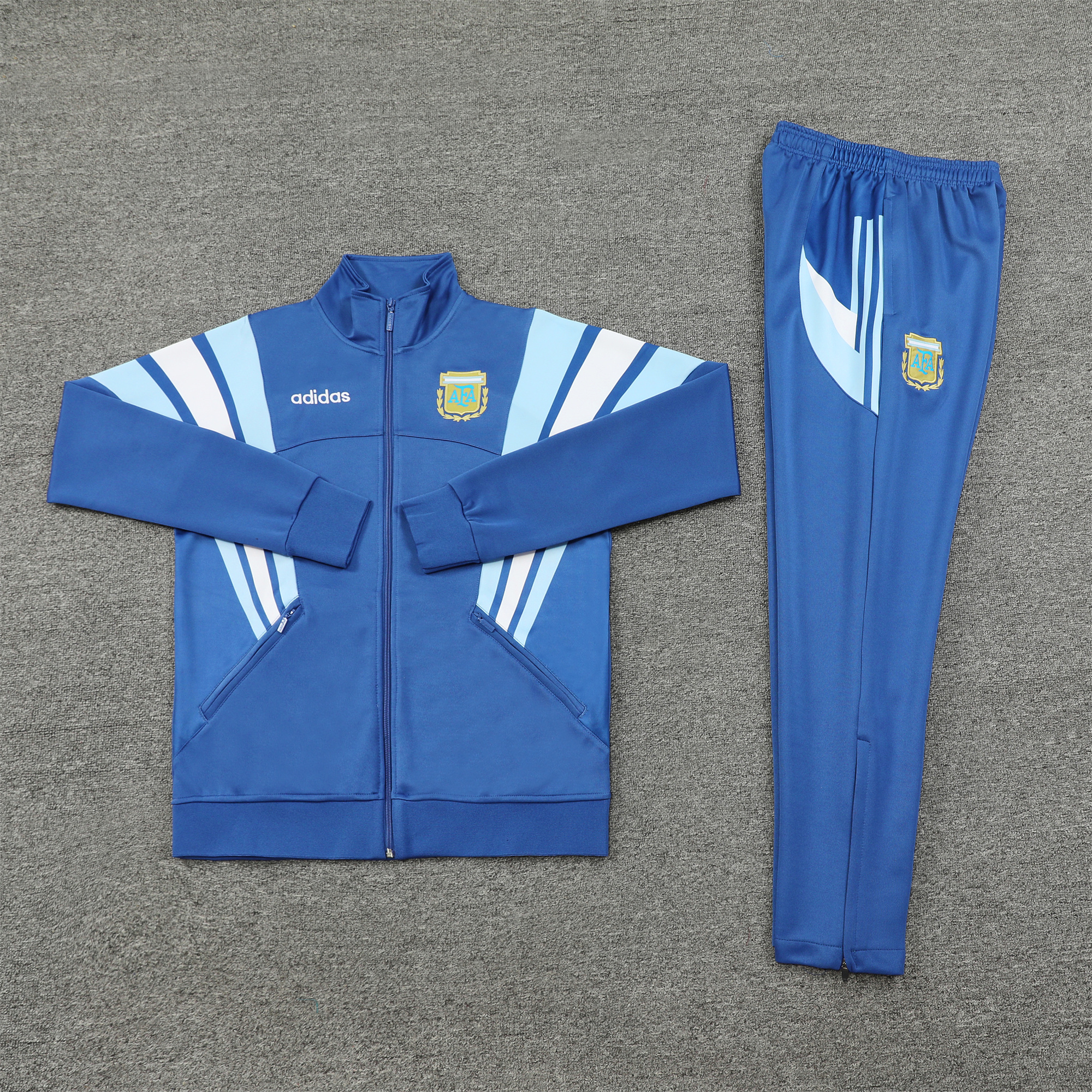 SIUjerseys-Argentina 24-25 Jacket Training Tracksuit - Blue
