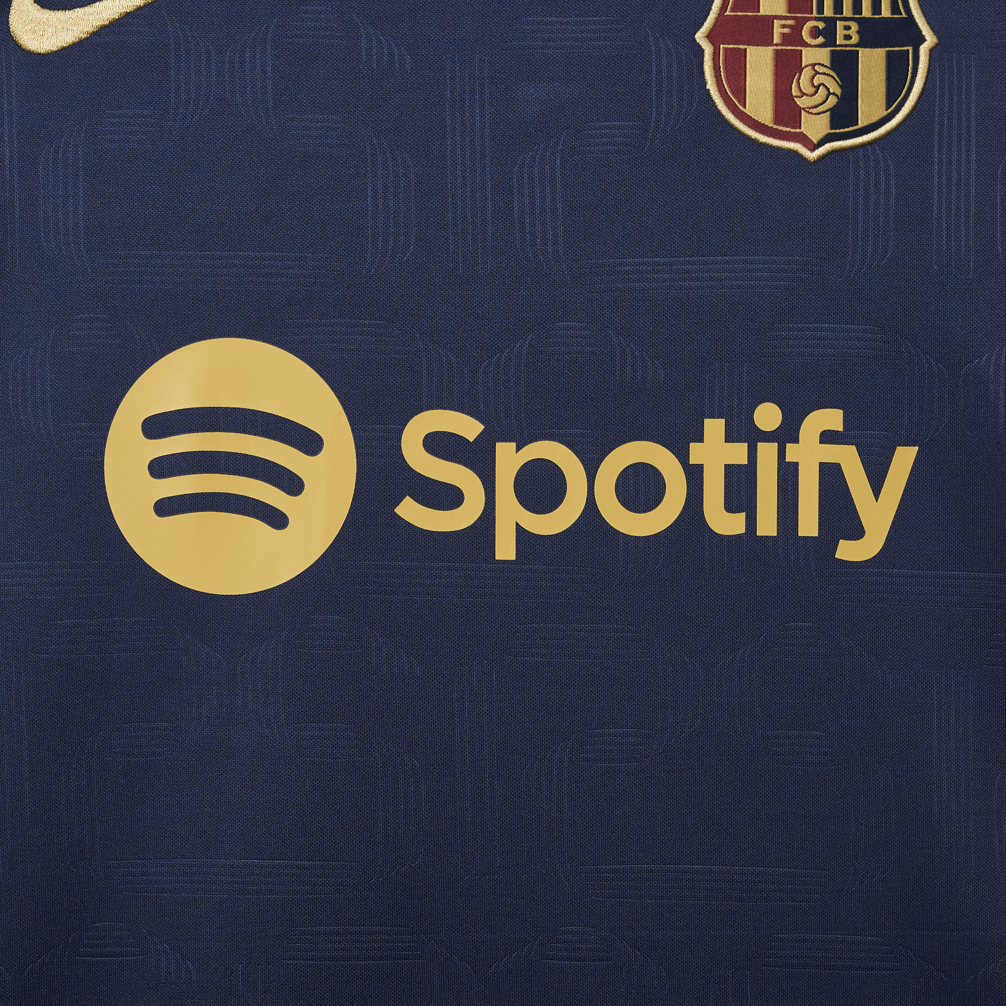 SIUjerseys-Barcelona 24-25 Navy Blue 125th Anniversary Pre-match Jersey - Fans Version