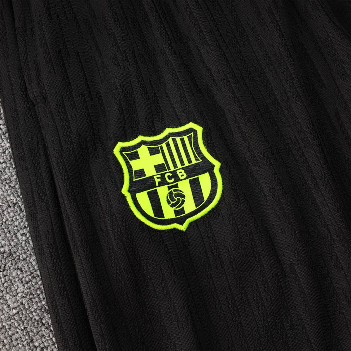 SIUjerseys-Barcelona 24-25 Long Sleeve Training Set - Player Version - Blue Top and Black Pants