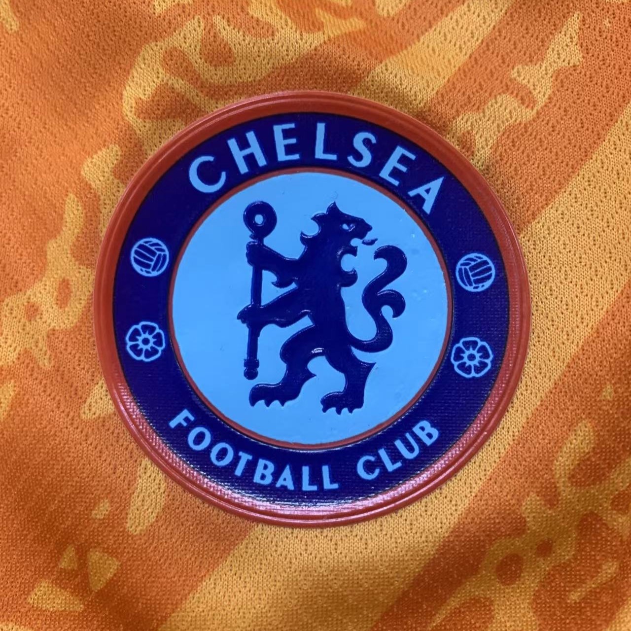 SIUjerseys-C.H.E.L.S.E.A 24-25 Orange Goalkeeper Men's Adult Jersey Set - Fans Version