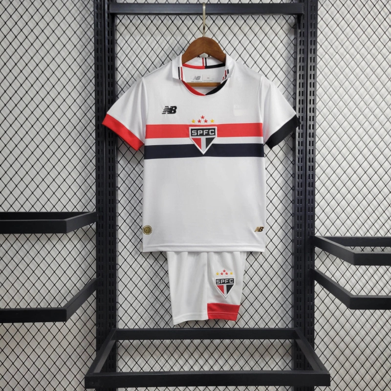 SIUjerseys-Sao Paulo 2024 Home Stadium Kids Kit