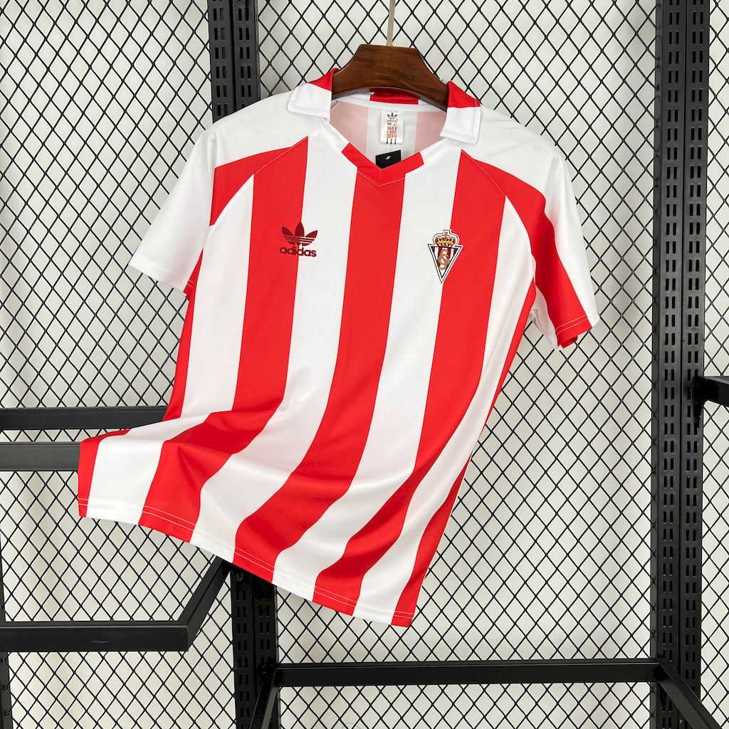 SIUjerseys-Retro Sporting de Gijon 1980-81 Home Jersey