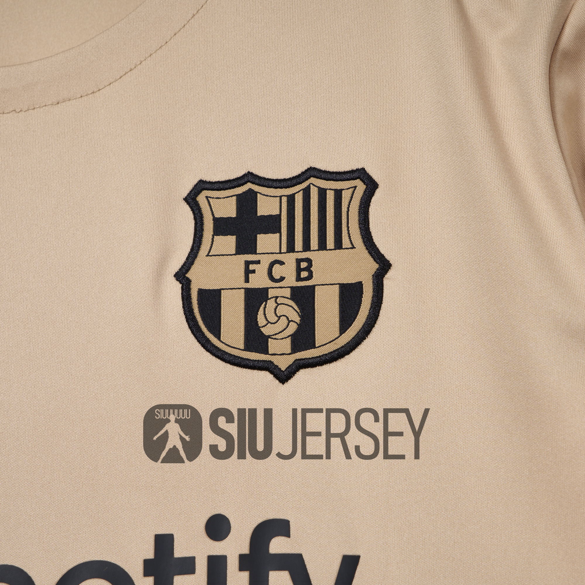 SIUjerseys-Barcelona 24-25 Frick Same Style Coach Training Shirt - Gold