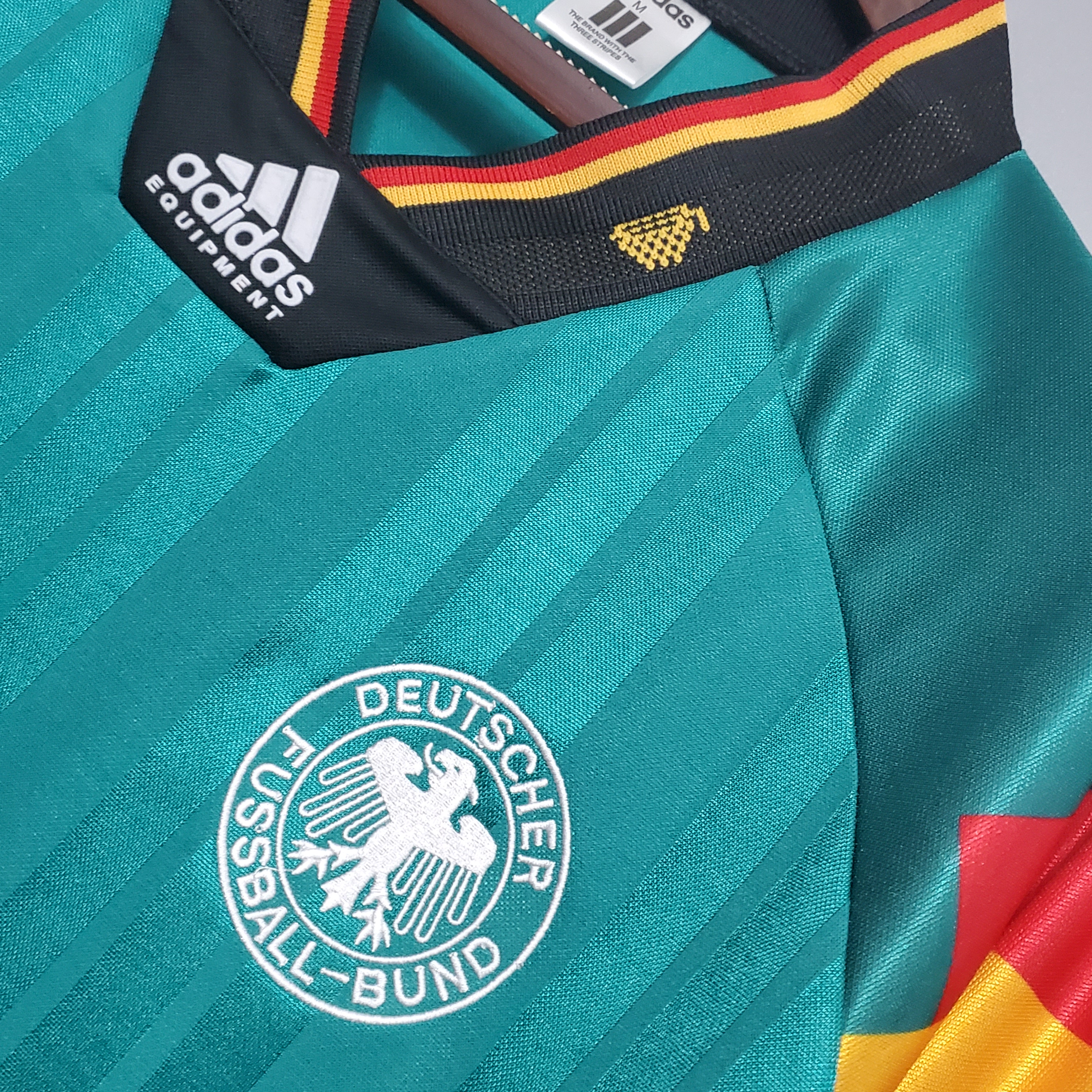SIUjerseys-Retro Germany 1992 Away Stadium Jersey
