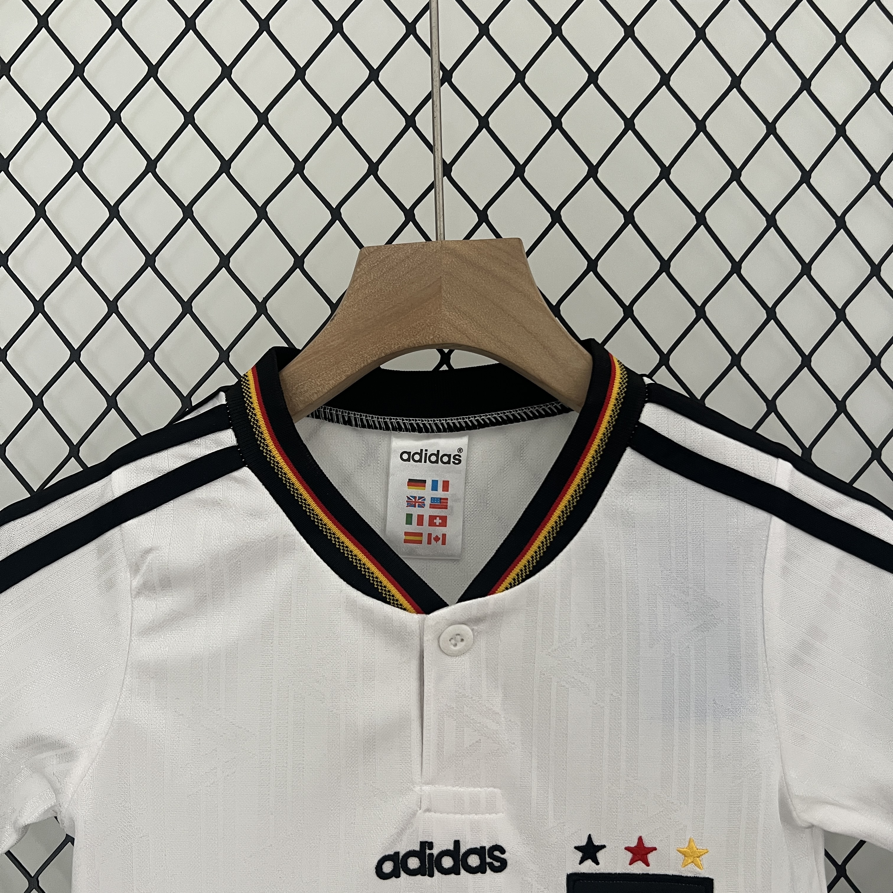 SIUjerseys-Retro Germany 1996 Home Stadium Kids Kit