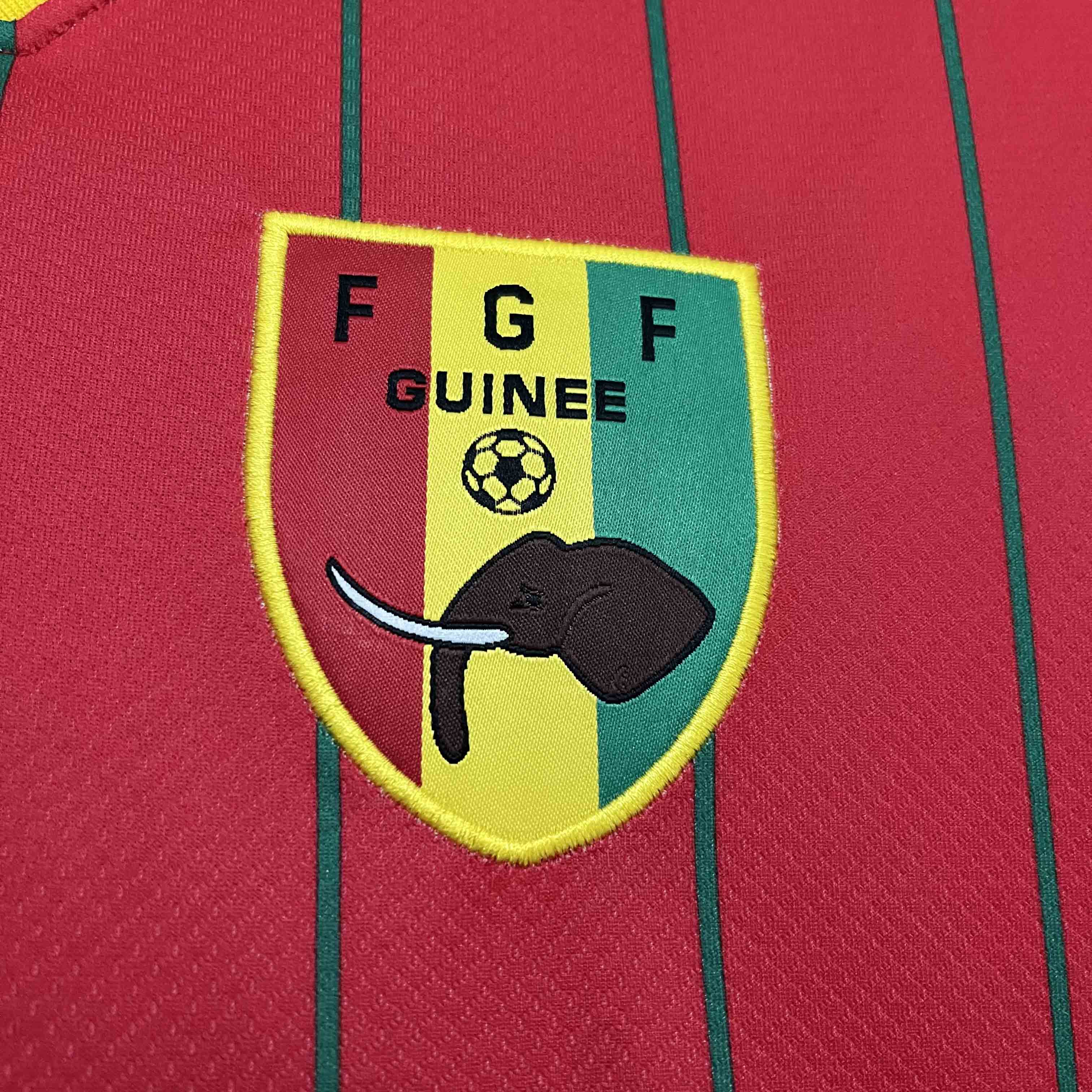 SIUjerseys-Guinea 2024 Home Stadium Jersey - Fans Version