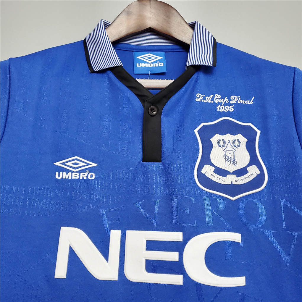 SIUjerseys-Retro Everton 1995 FA Cup Final Jersey