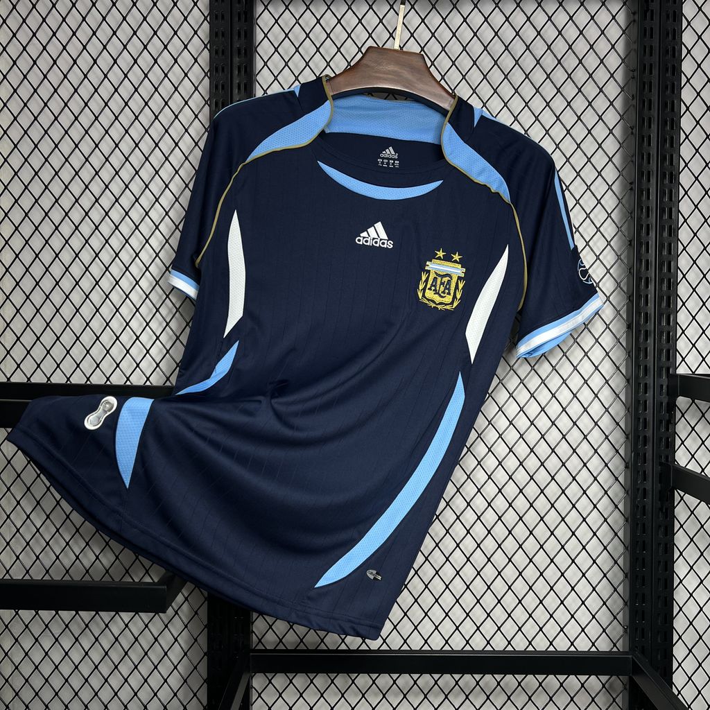 SIUjerseys-Retro Argentina 2006 Away Stadium Jersey