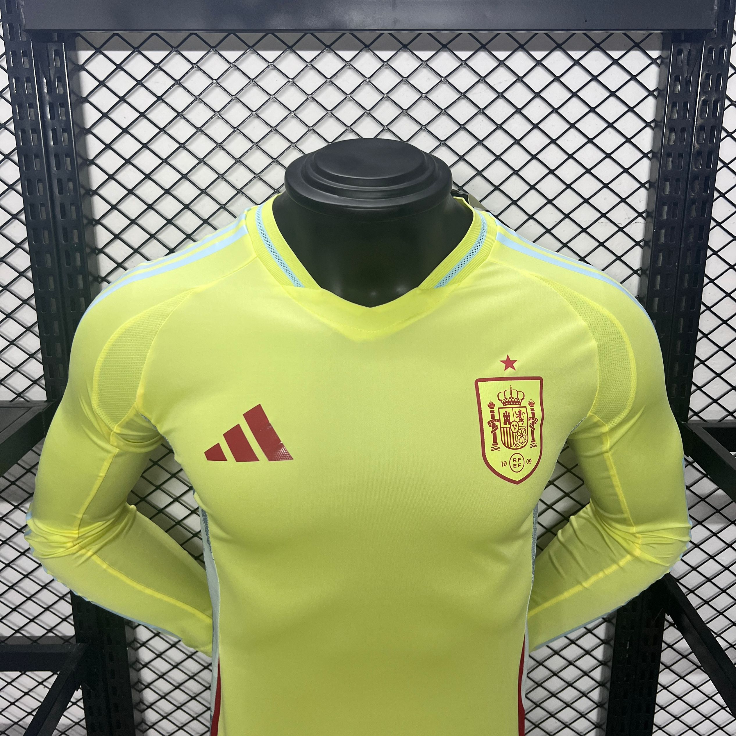 SIUjerseys-Spain 2024 Away Long Sleeve Jersey - Player Version