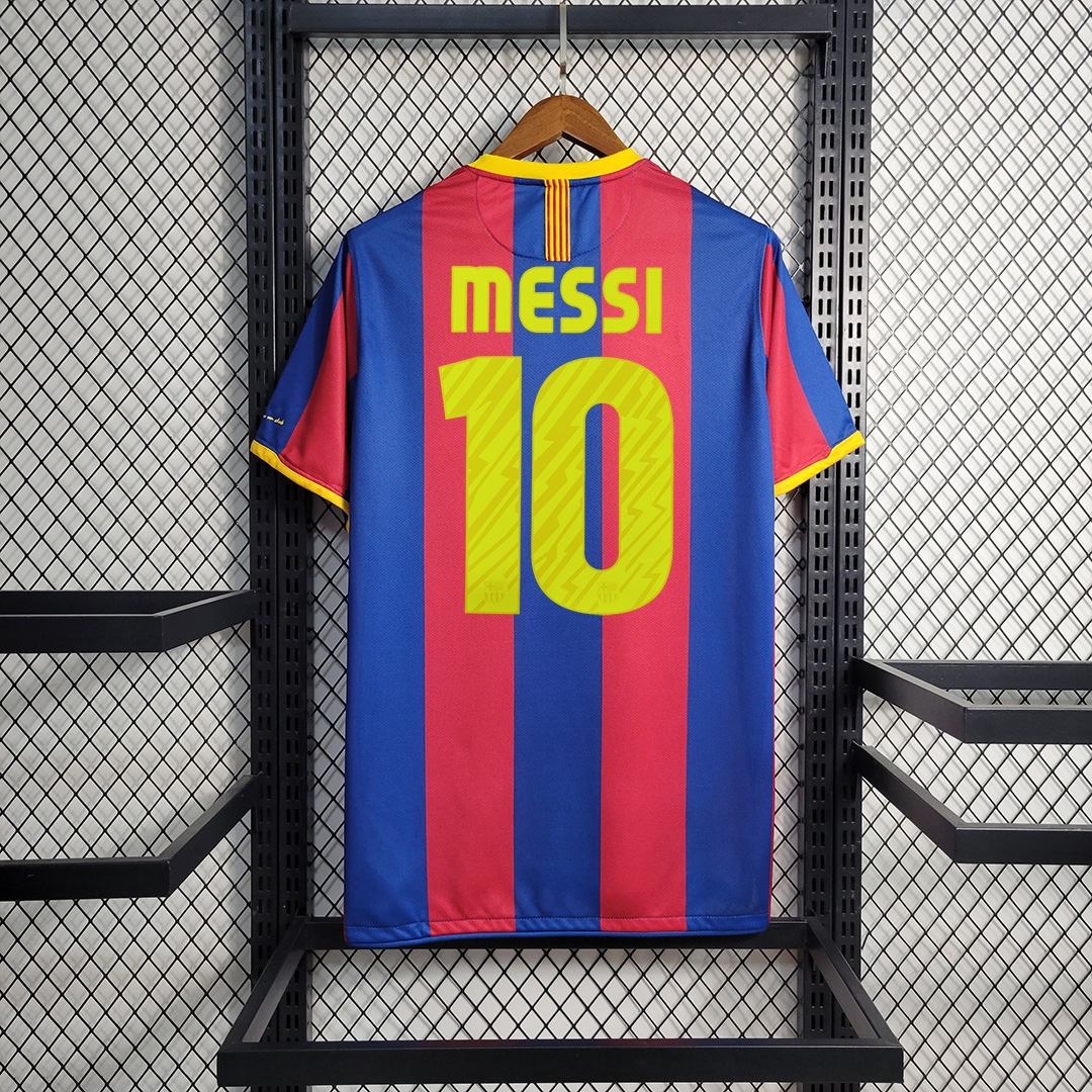 SIUjerseys-Retro Barcelona 10-11 Home Stadium Jersey