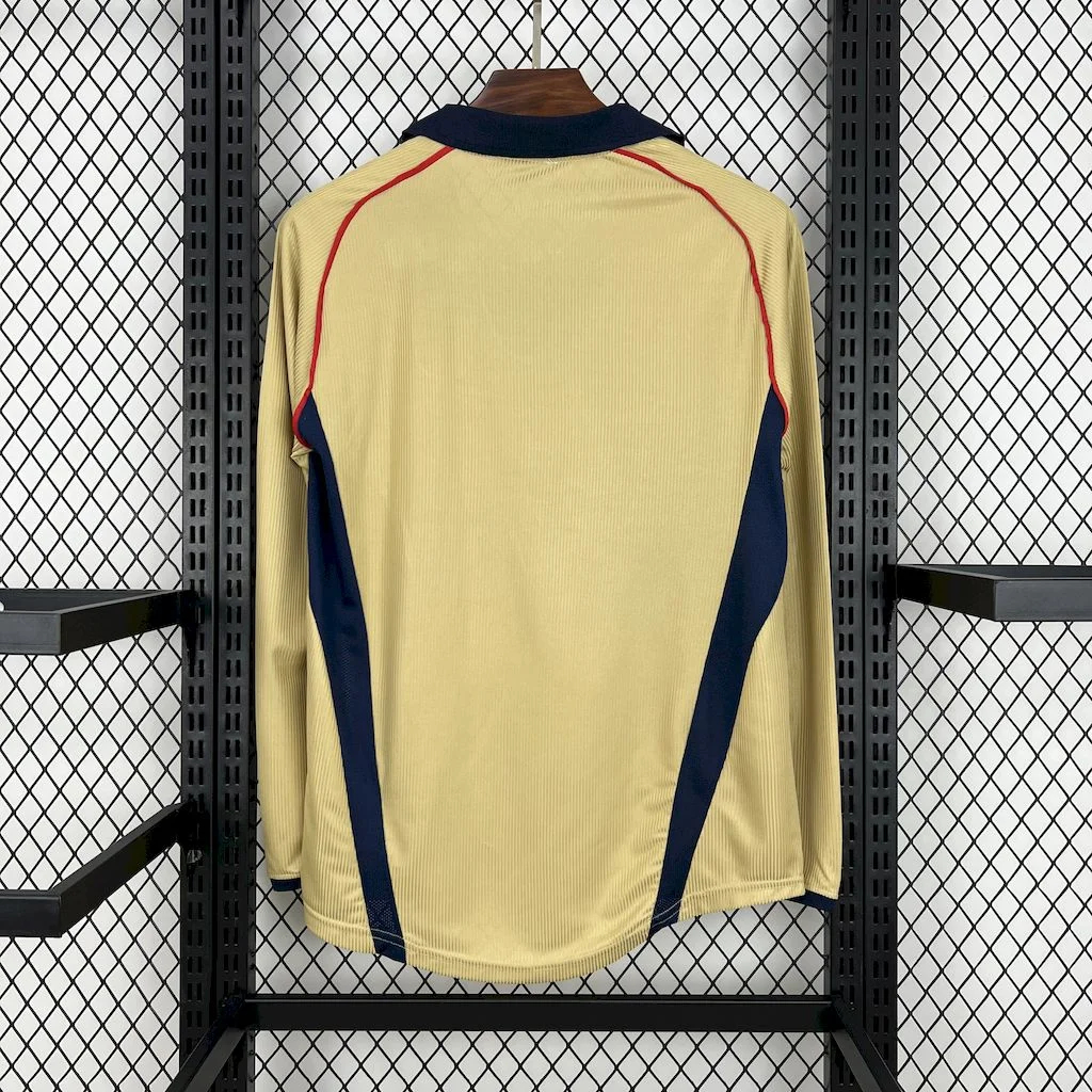 SIUjerseys-Retro Arsenal 2001-02 Away Long Sleeves Jersey