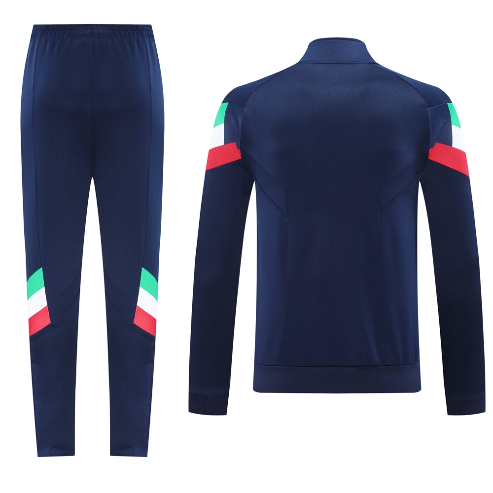 unitedfutballjersey-Italy 24-25 Training Hoodie Set - Royal Blue Hoodie and Pants
