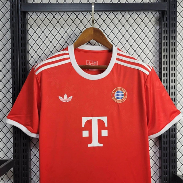 SIUjerseys-Bayern Munich 24-25 Red Training Jersey - Fans Version