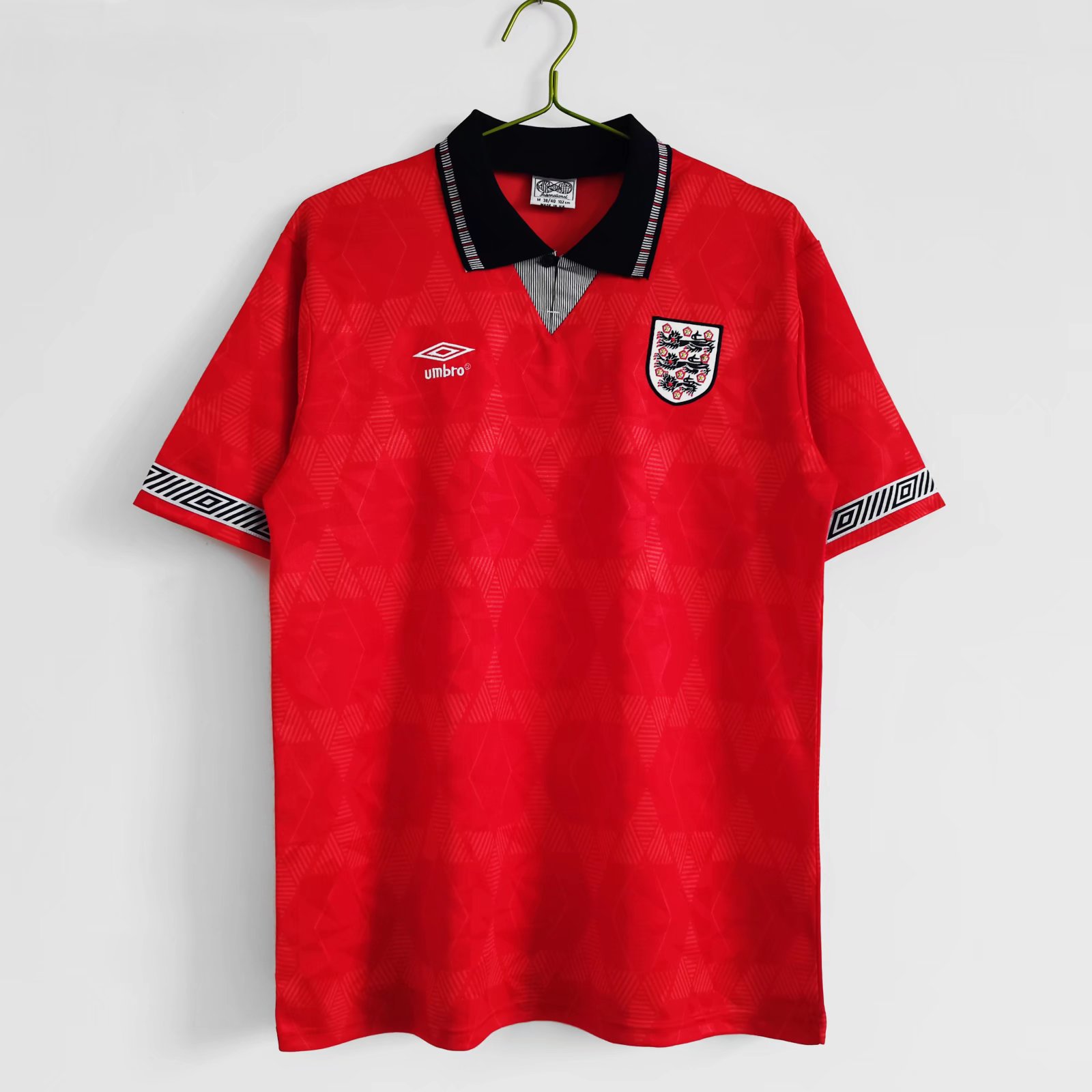 SIUjerseys-Retro England 1990 Away Stadium Jersey
