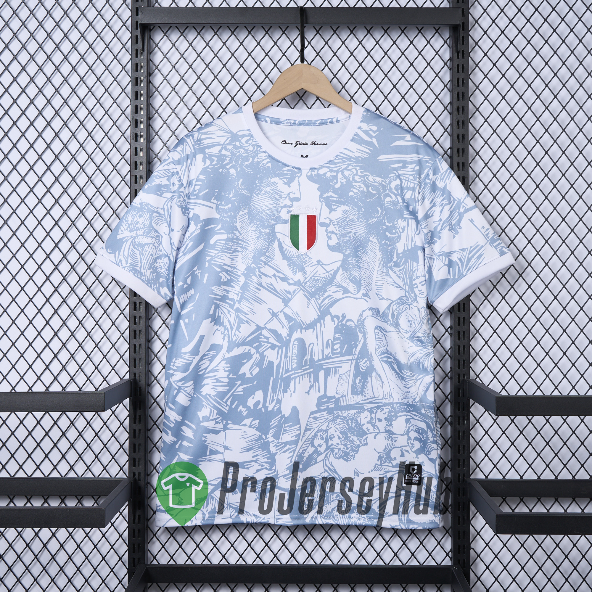 GlobeJersey-Italy 2024 White Special Edition Jersey - Fans Version