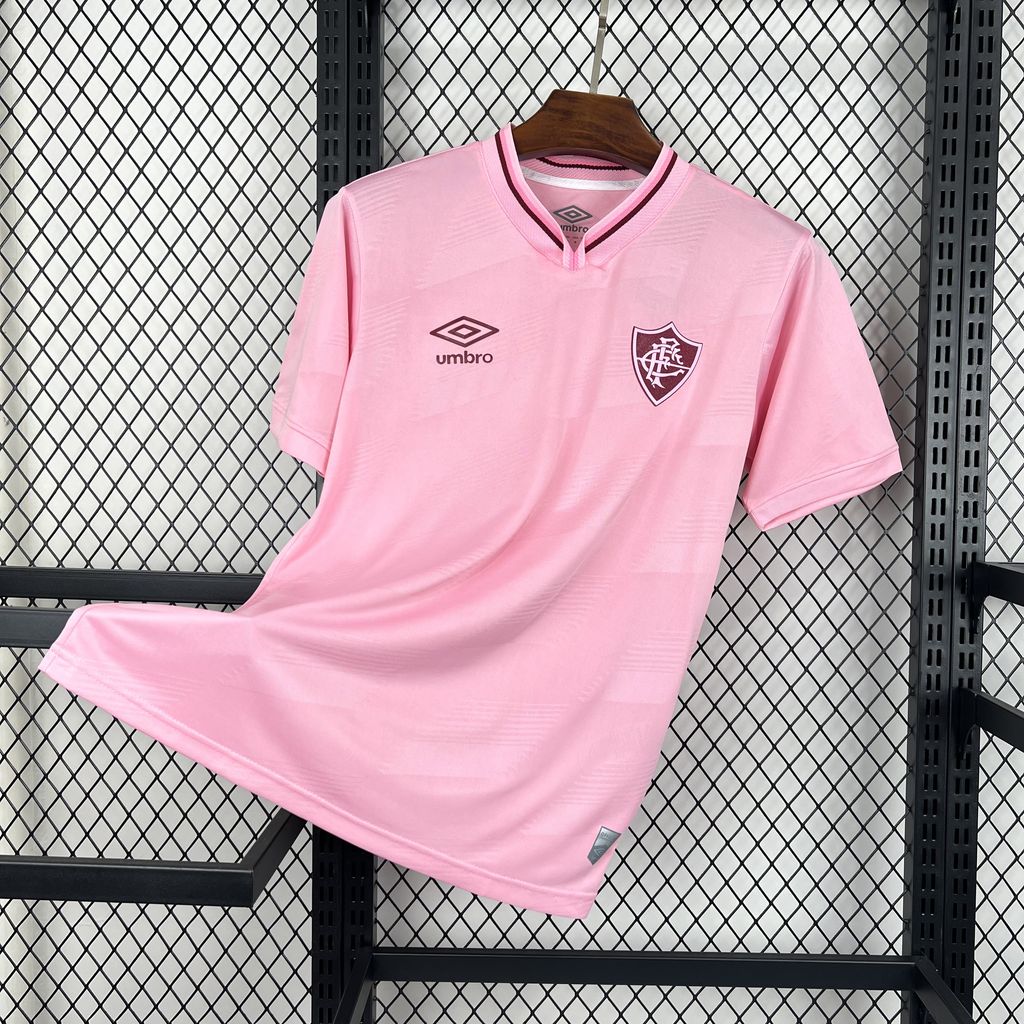 SIUjerseys-Fluminense 24-25 Pink October Jersey - Fans Version