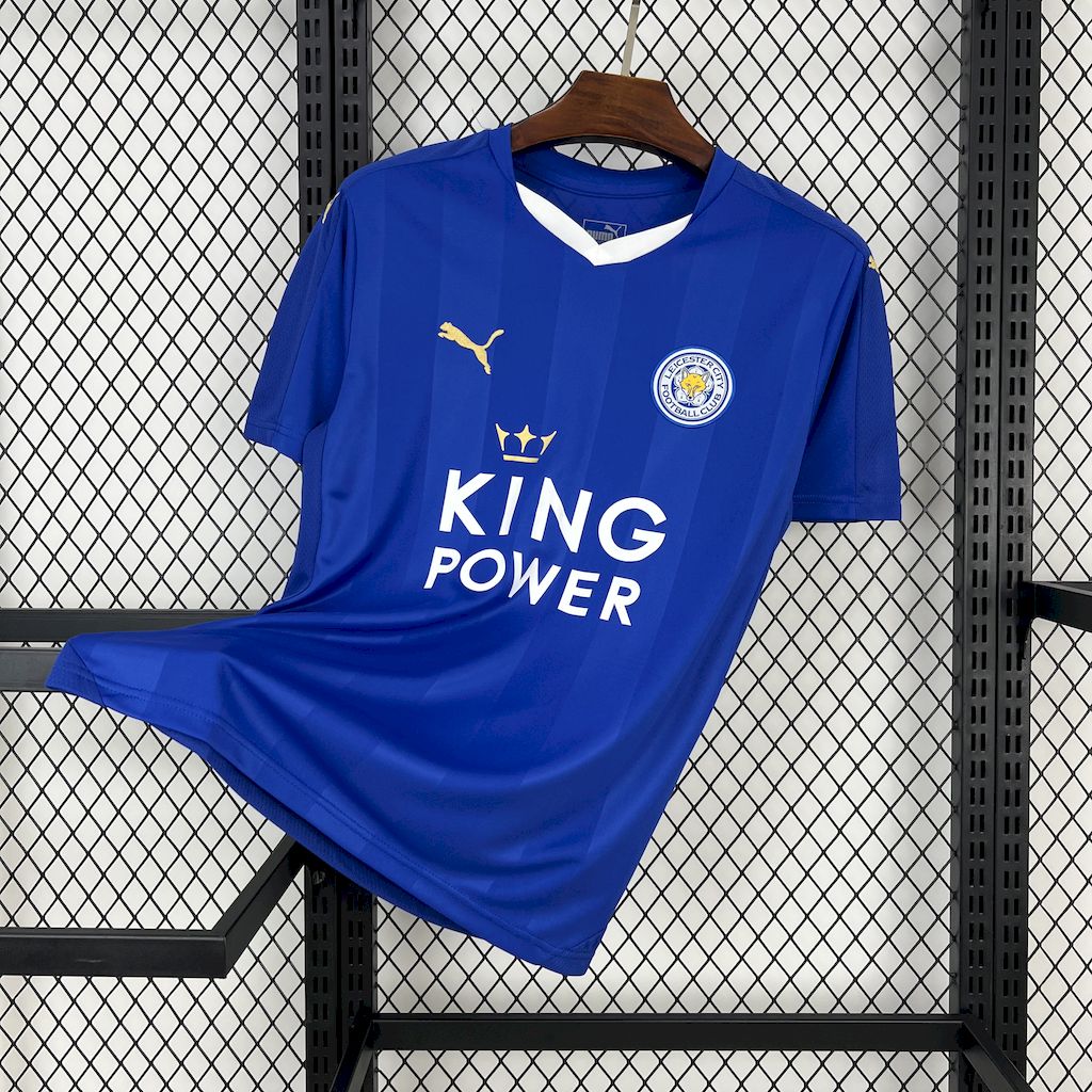 SIUjerseys-Retro Leicester City 2015-16 Home Jersey