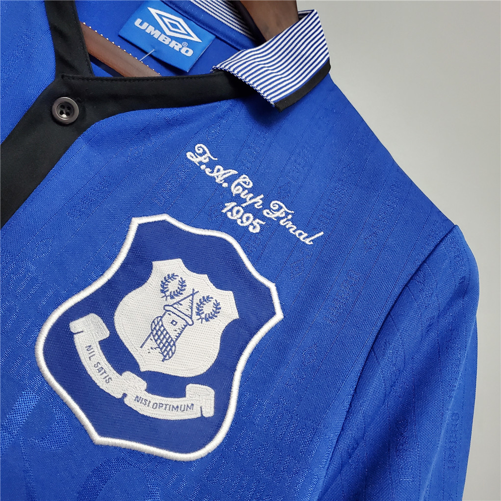 SIUjerseys-Retro Everton 1995 FA Cup Final Jersey