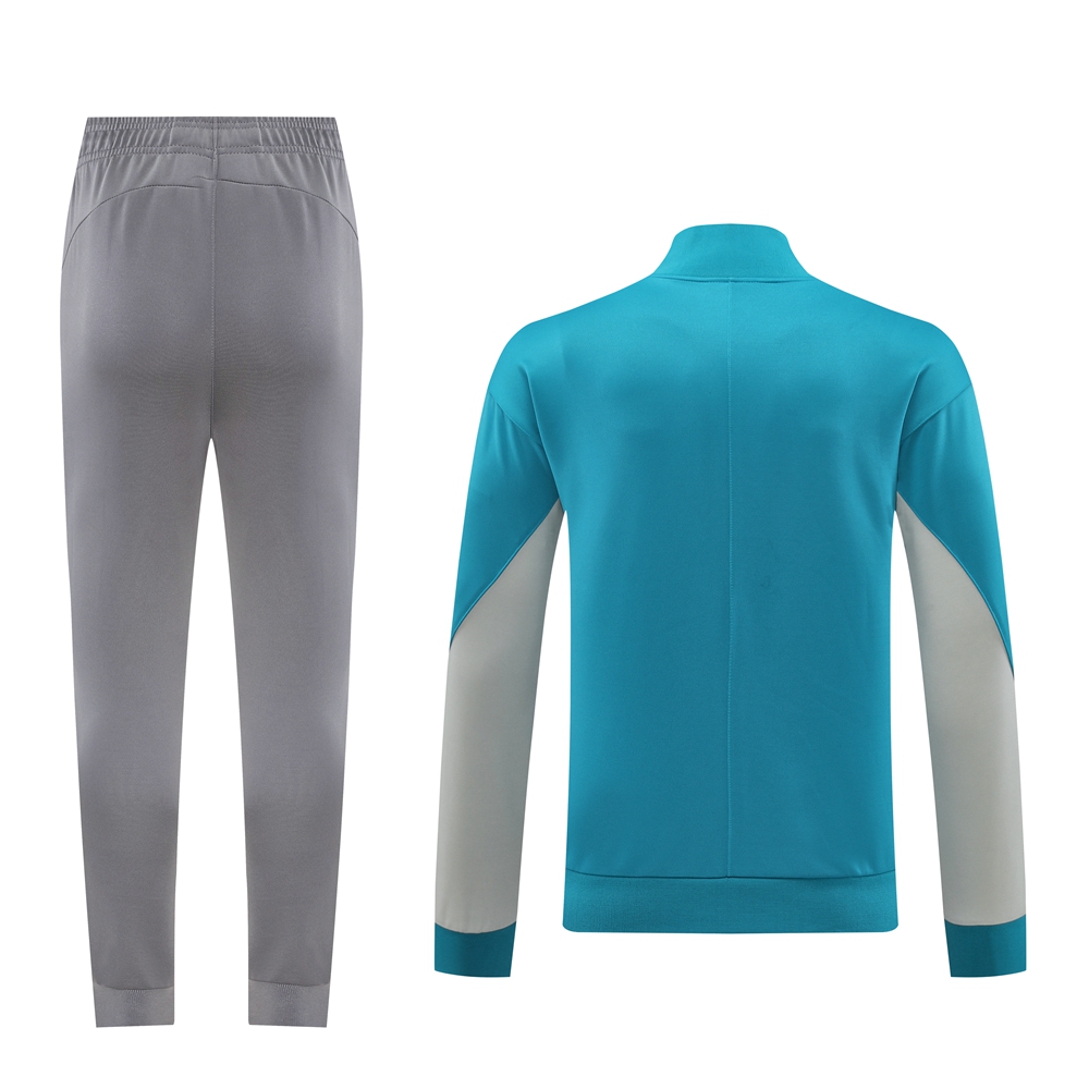 JerseysGala.com | Atletico Madrid 24-25 Jacket Training Tracksuit - Lake Blue -Customize Name, Number and Patch | Worldwide Shipping