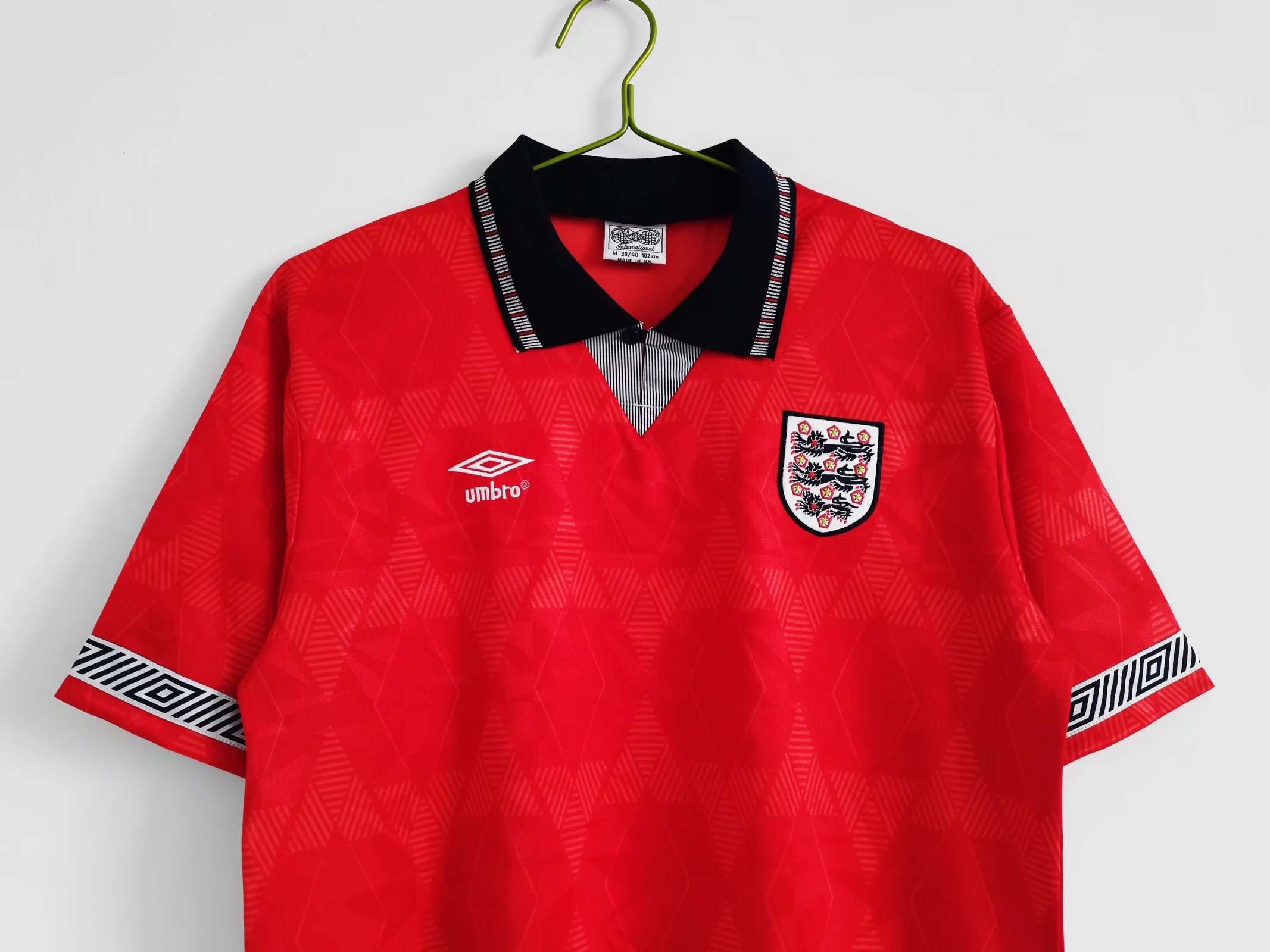 SIUjerseys-Retro England 1990 Away Stadium Jersey